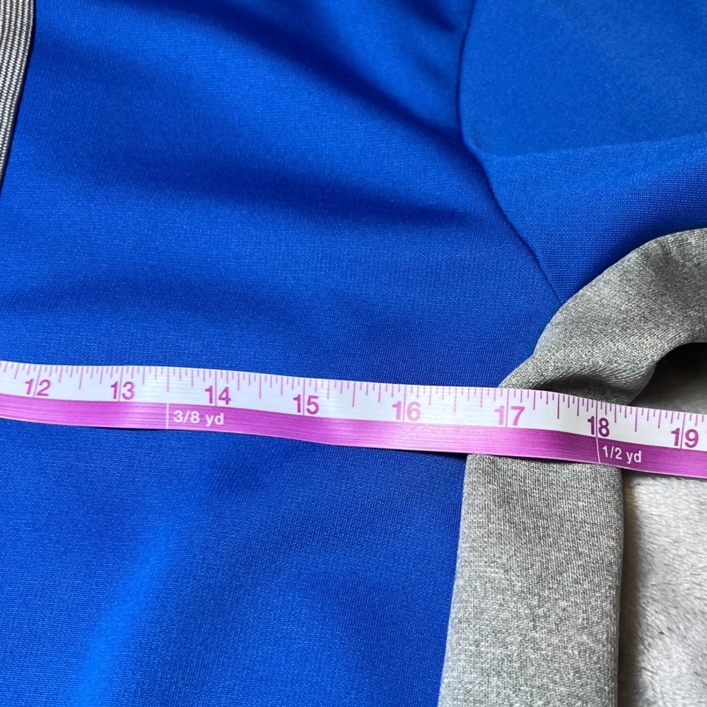 Nike Mens Size Small Therma-FIT Hoodie Blue Gray Pullover Swoosh Athletic Active - Picture 9 of 15